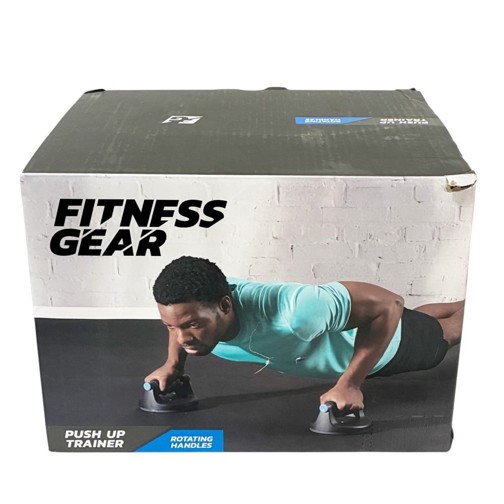 Fitness‎ Gear Push Up Trainer with Rotating Handles Fitness Gym Athletic NEW